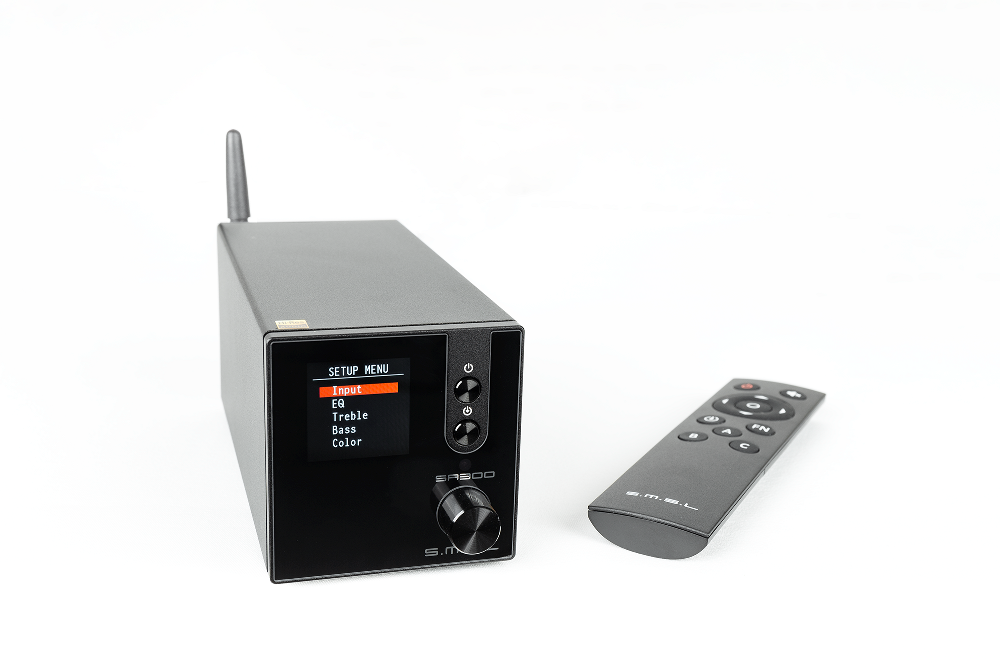 Amplificatoare integrate - Amplificator integrat SMSL SA300 Black, audioclub.ro