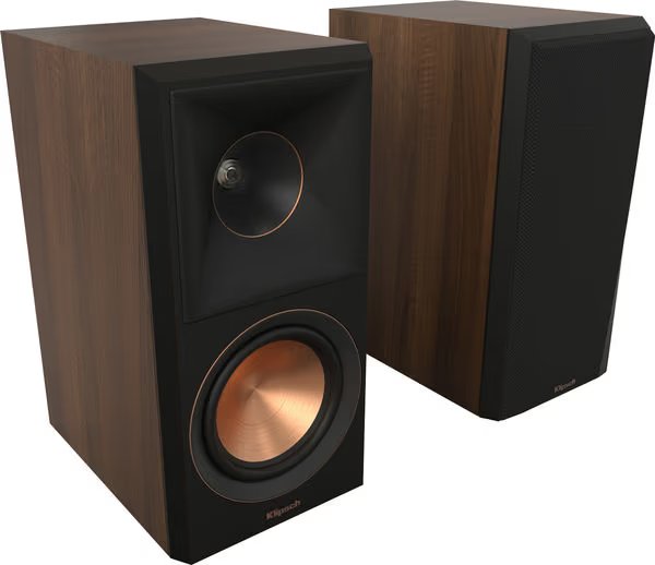 Boxe raft / desktop - Boxe de raft Klipsch RP-500M II Walnut, audioclub.ro