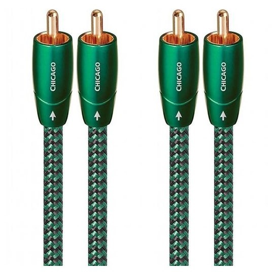 Cabluri audio (semnal) - Cablu audio 2 x RCA - 2 x RCA AudioQuest Chicago 0.75 m, audioclub.ro