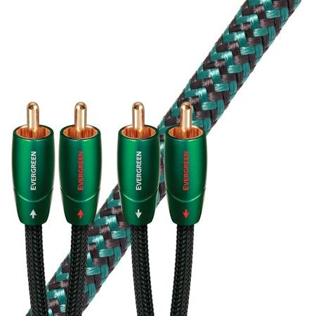 Cabluri audio (semnal) - Cablu audio 2 x RCA - 2 x RCA AudioQuest Evergreen 0.6 m, audioclub.ro