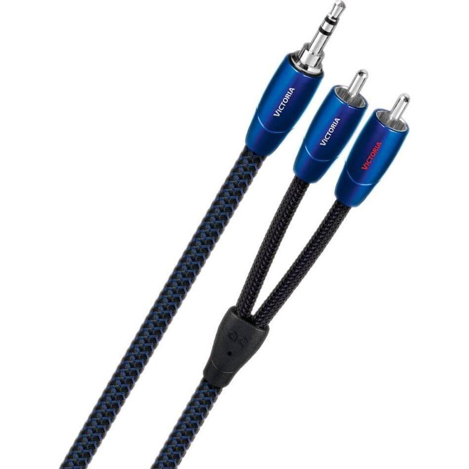 Cabluri audio (semnal) - Cablu audio Jack 3.5 mm Male - 2 x RCA AudioQuest Victoria, audioclub.ro