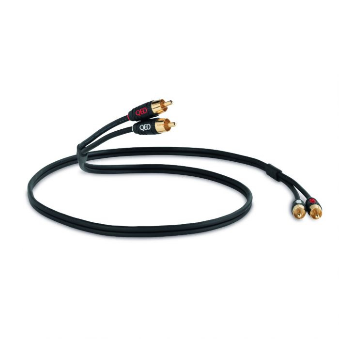 Cabluri coaxiale - Cablu interconect analogic 2RCA - 2 RCA QED Profile Audio 1 m, audioclub.ro