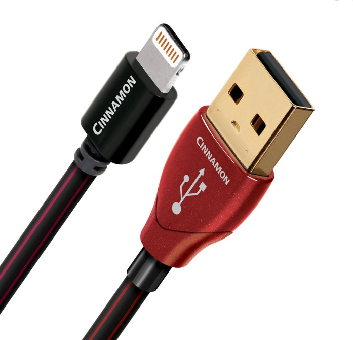 Cabluri USB - Cablu USB A - Lightning AudioQuest Cinnamon 0.15 m, audioclub.ro