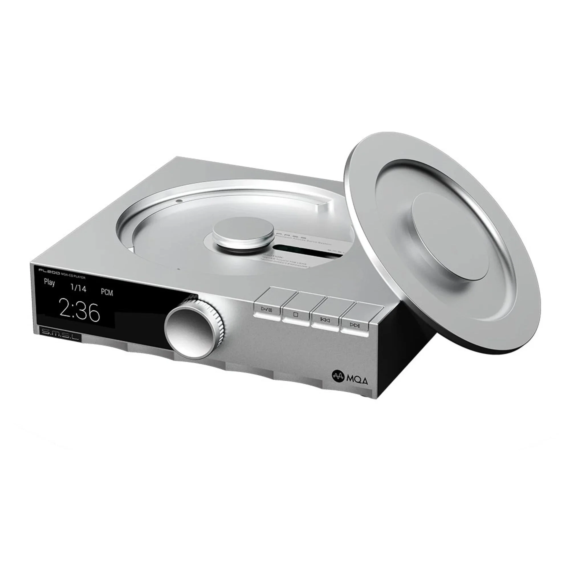 CD Playere - CD Player & DAC SMSL PL200 Argintiu, audioclub.ro