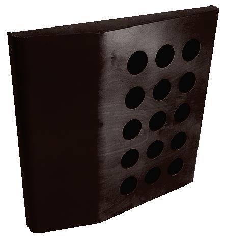 Panouri absorbante - Jocavi ARCHTRAP ARC060 - 600 x 600 x 90 mm Sucupira Negru (RAL 9005), audioclub.ro