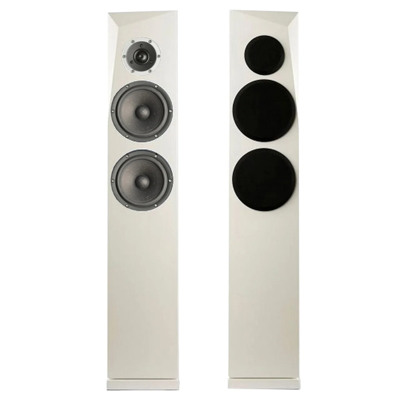 Boxe podea - Boxe podea SB Acoustics RINJANI-Be White High-Gloss, audioclub.ro
