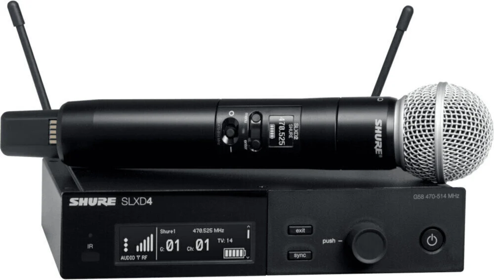 Microfoane voce - Microfon wireless Shure SLXD24E/SM58 K59, audioclub.ro