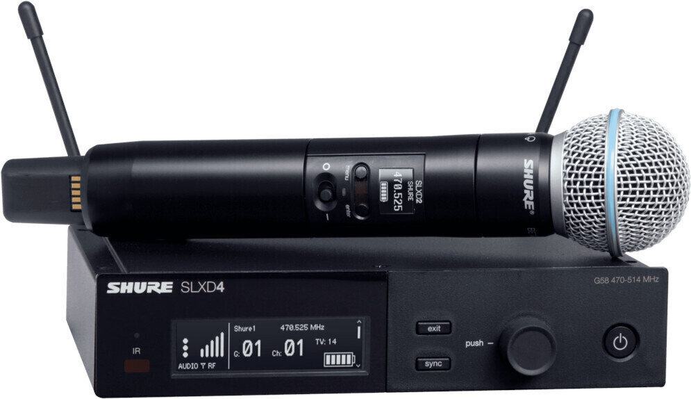 Microfoane voce - Microfon wireless Shure SLXD24E/B58 G59, audioclub.ro