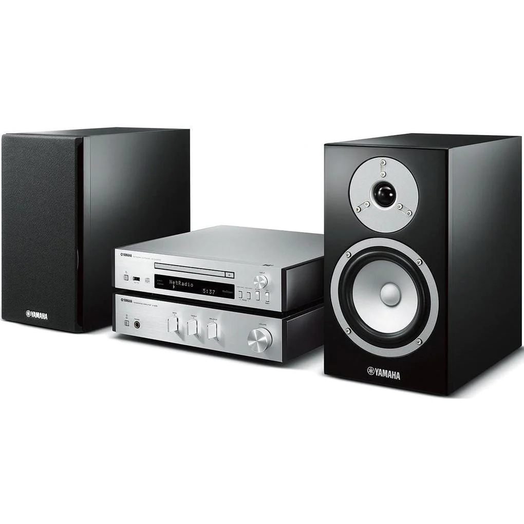 Sisteme stereo mini - Mini sistem Yamaha MusicCast MCR-N670D Silver, audioclub.ro