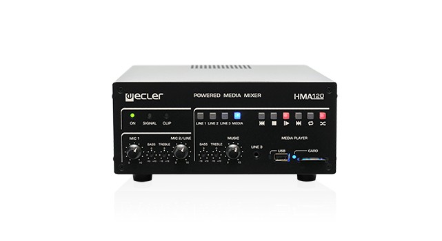 Mixere cu amplificare - Mixer cu amplificare Ecler HMA120, audioclub.ro