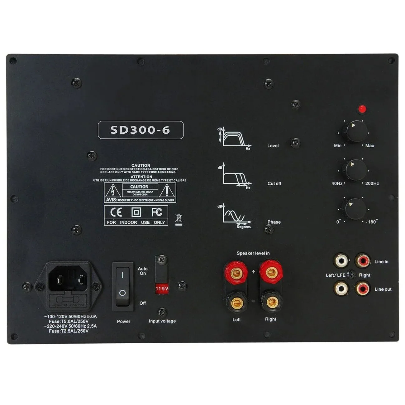 Module subwoofer - Modul amplificator Yung International SD300-6, audioclub.ro