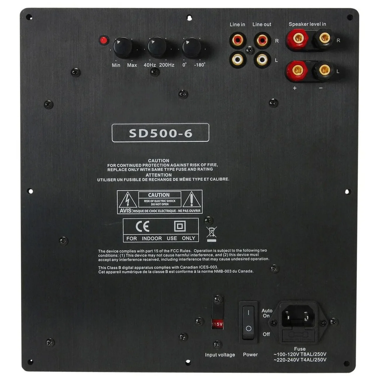 Module subwoofer - Modul amplificator Yung International SD500-6, audioclub.ro