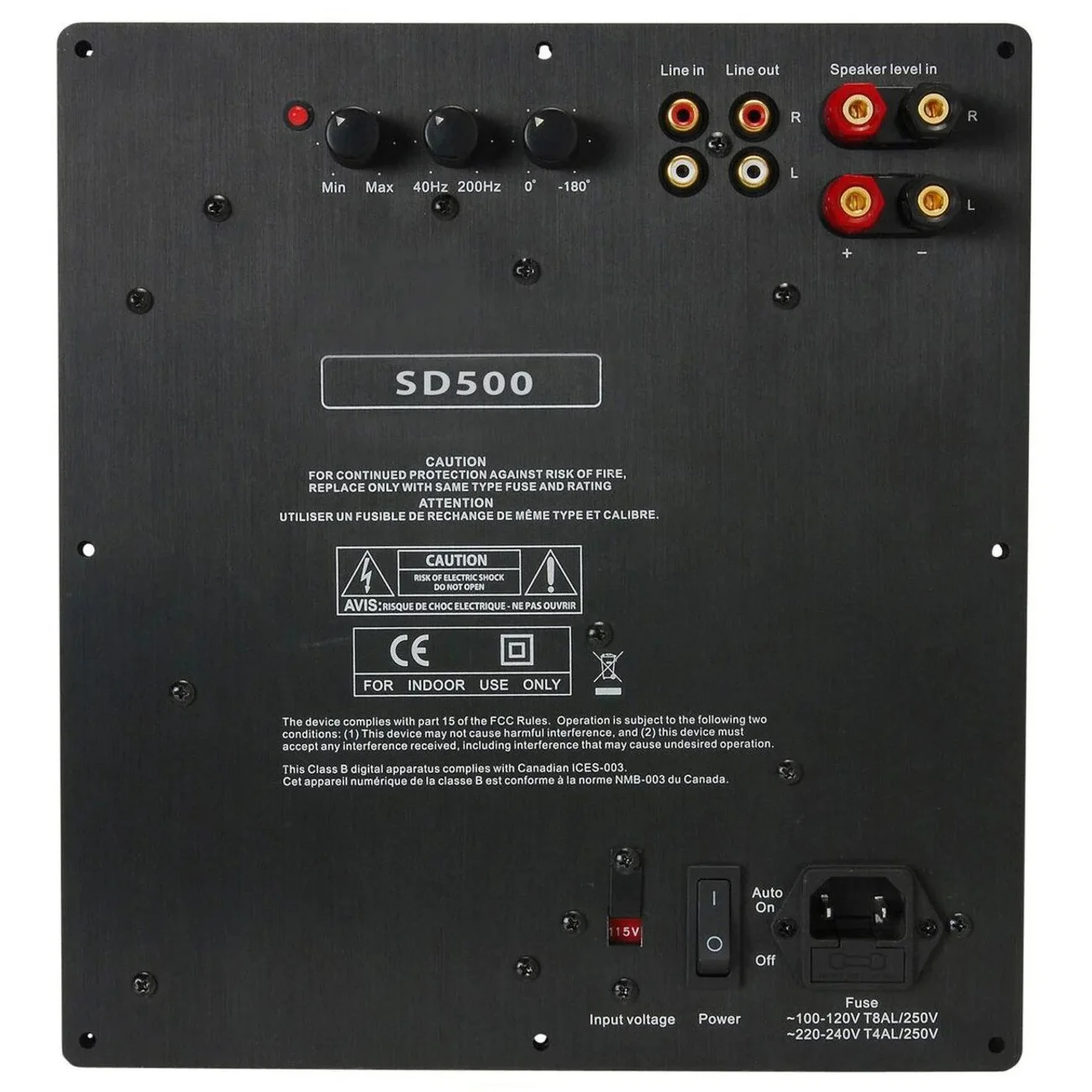 Module subwoofer - Modul amplificator Yung International SD500, audioclub.ro