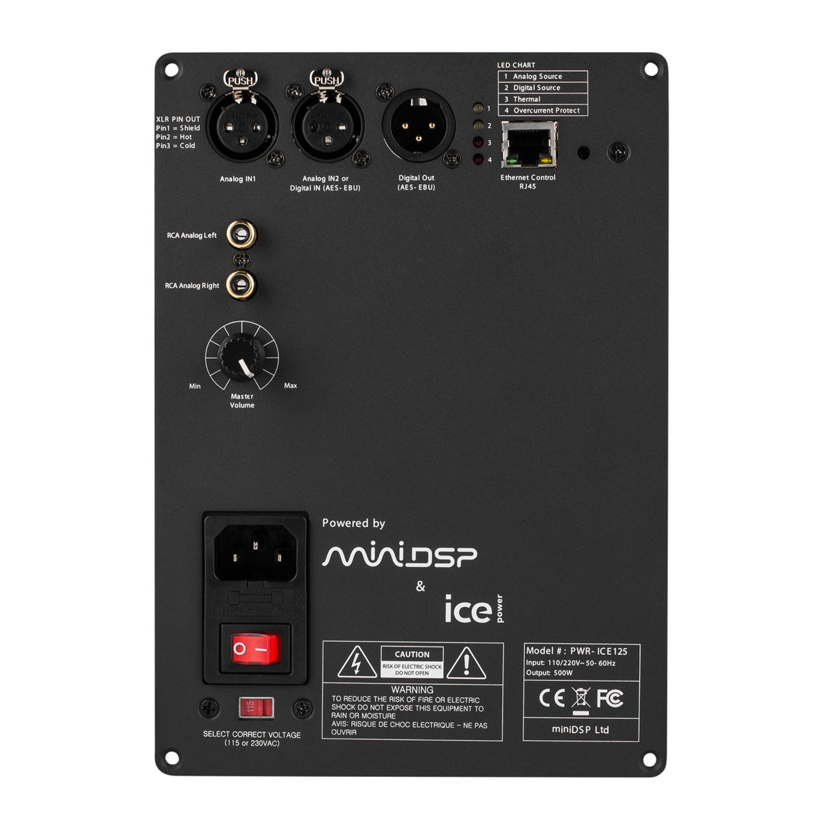 Kituri amplificare - Placa de amplificare miniDSP PWR-ICE125, audioclub.ro