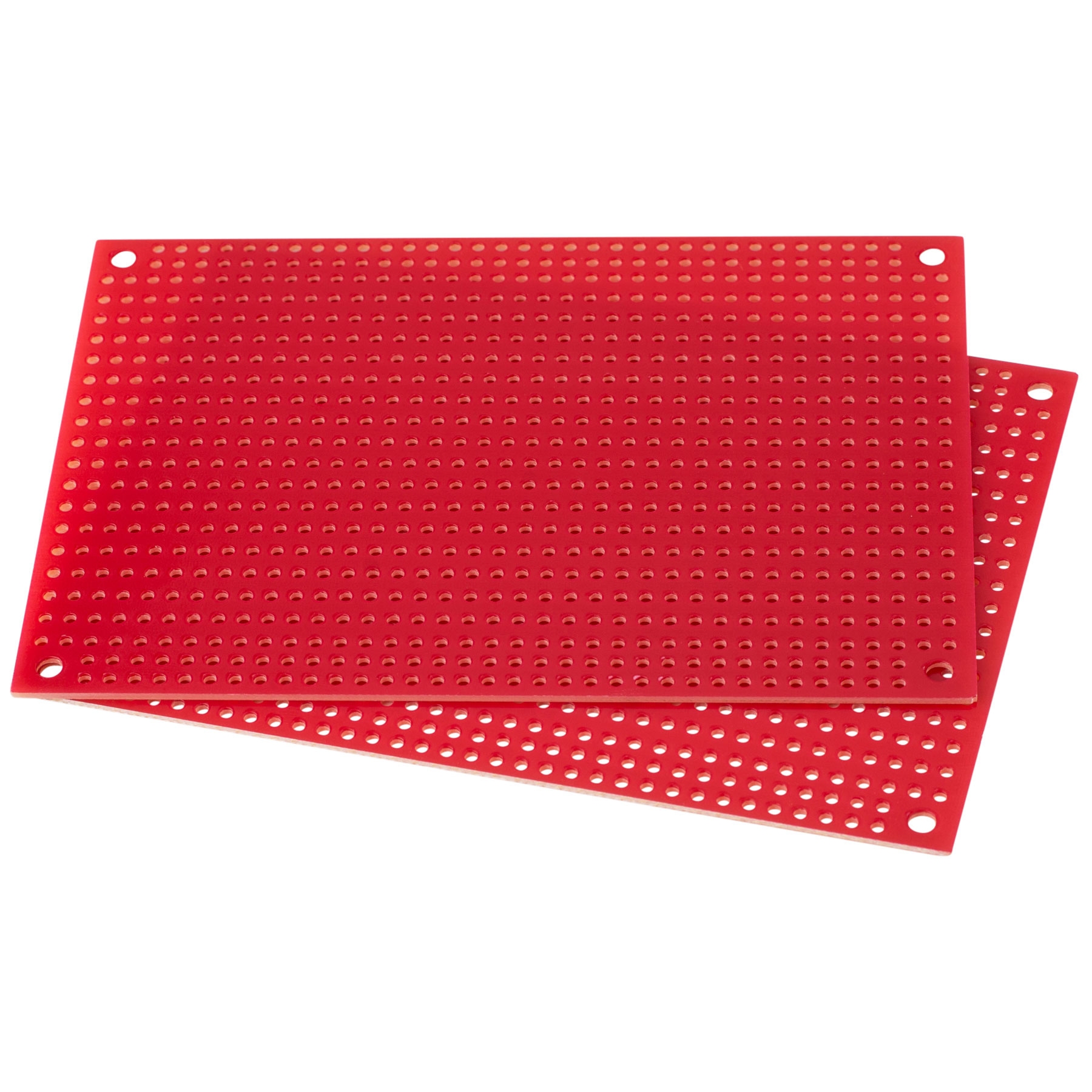 Placi PCB - Placa perforata crossover rosie 260-180 |Pereche | 8.89 x 12.70 cm, audioclub.ro