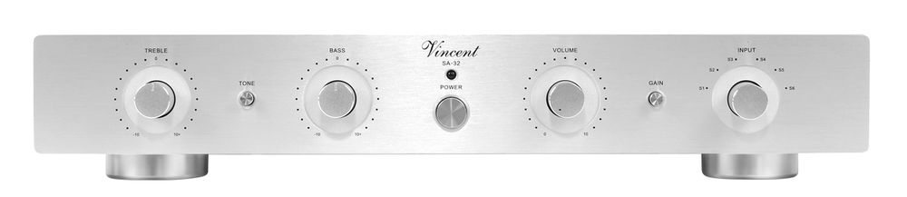 Preamplificatoare semnal - Preamplificator stereo hibrid Vincent SA-32 Argintiu, audioclub.ro