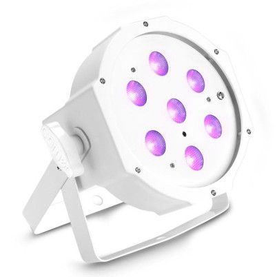 Lumini PAR Led - Proiector lumini PAR LED Cameo FLAT PAR 7X3W UV WH, audioclub.ro