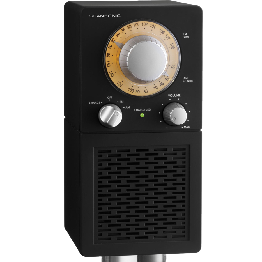 Tunere FM & DAB - Radio portabil Scansonic P2501 Negru, audioclub.ro