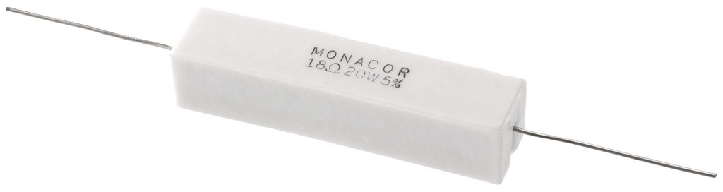 Rezistente - Rezistenta de putere Monacor LSR-180/20 | 18 Ω | 20 W | 5%, audioclub.ro