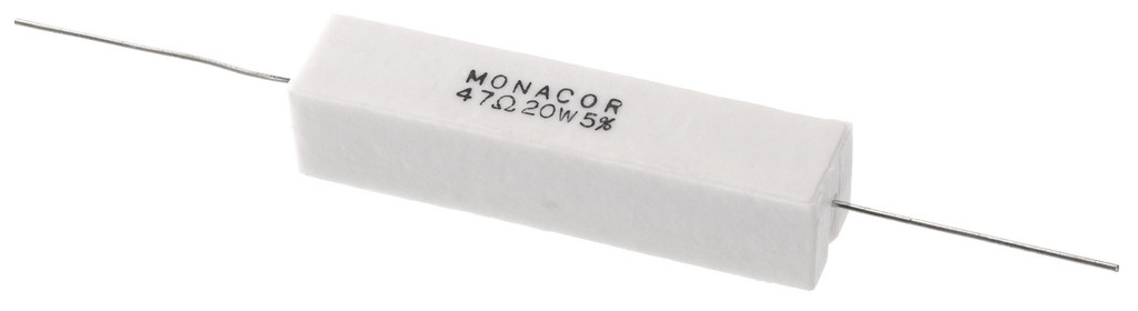 Rezistente - Rezistenta de putere Monacor LSR-470/20 | 47 Ω | 20 W | 5%, audioclub.ro