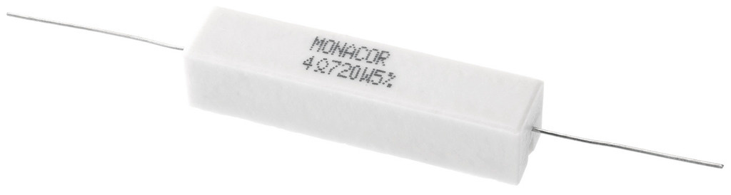 Rezistente - Rezistenta de putere Monacor LSR-47/20 | 4.7 Ω | 20 W | 5%, audioclub.ro