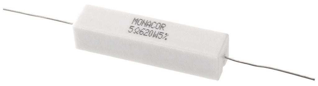 Rezistente - Rezistenta de putere Monacor LSR-56/20 | 5.6 Ω | 20 W | 5%, audioclub.ro