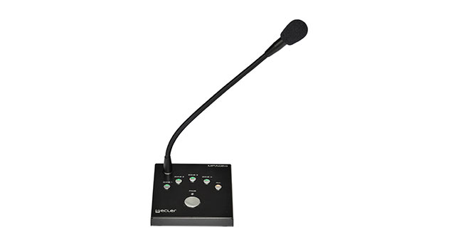 Microfoane de studio - Statie de paginare cu microfon Ecler MPAGE4, audioclub.ro
