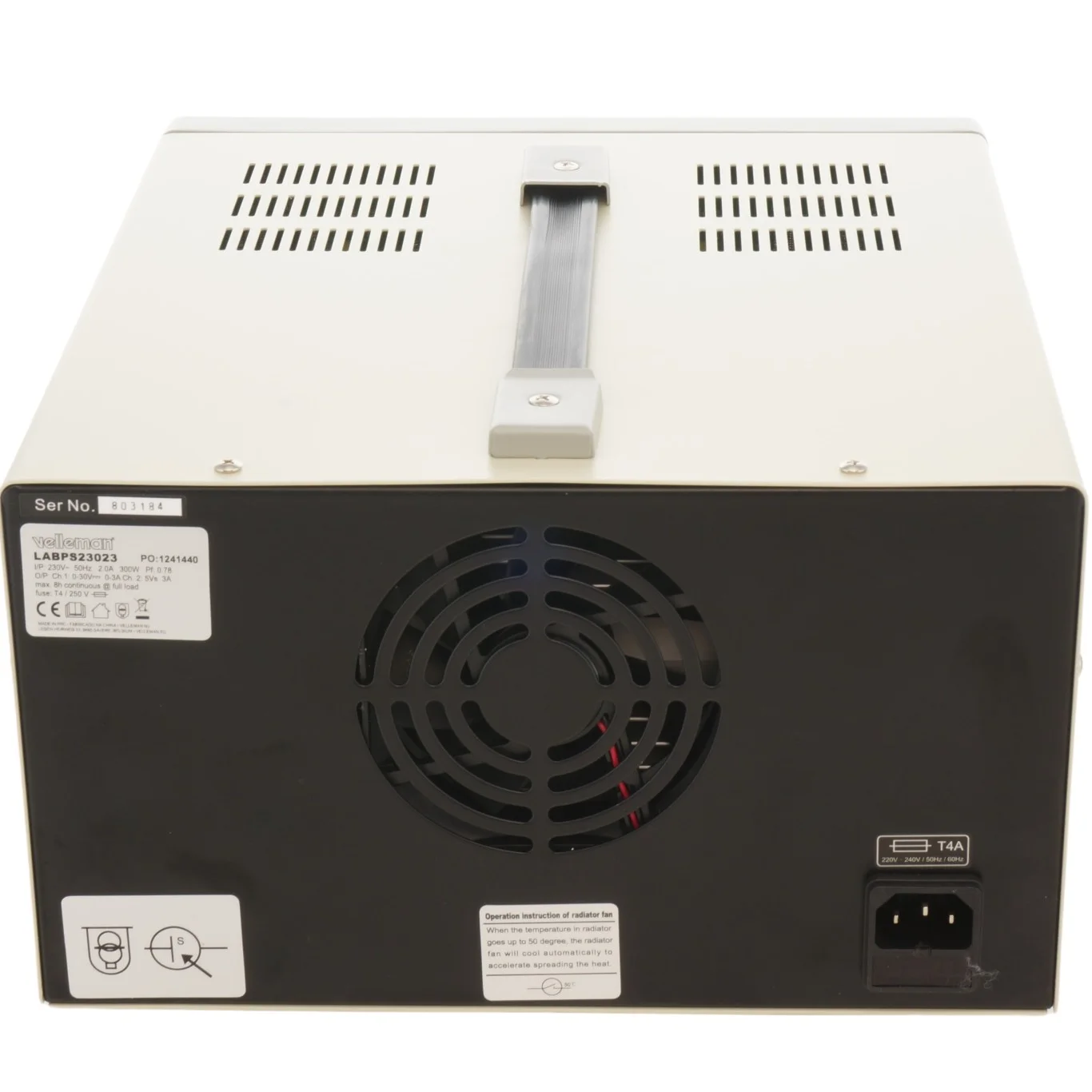 Sursa de alimentare DC dubla de laborator Velleman LABPS2302