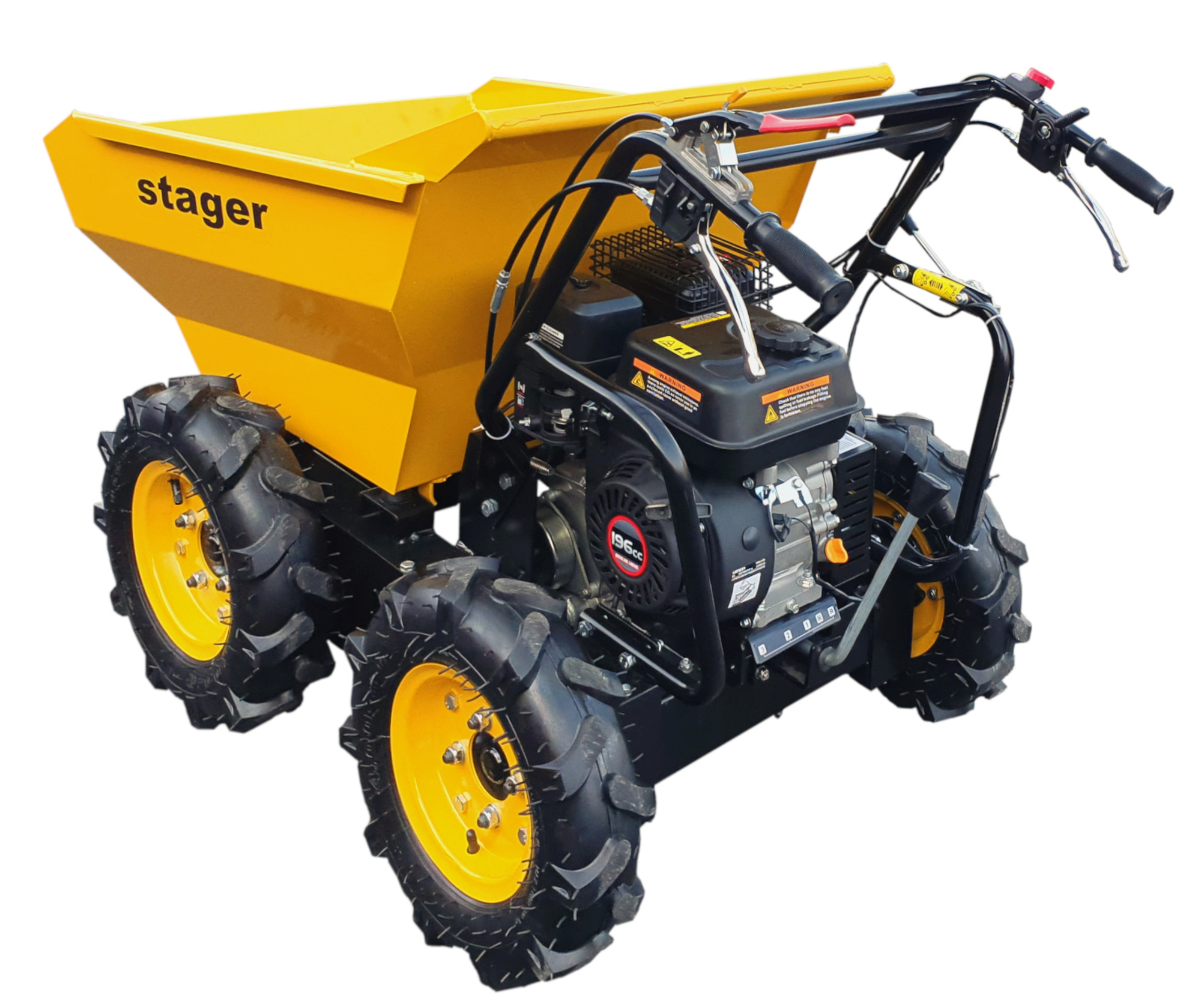 Stager RMT300 roaba cu motor termic 6.5CP, 300kg, 4roti