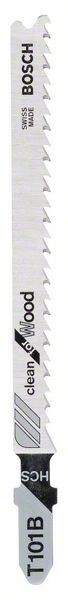 Bosch Set 100 panze ferastrau vertical T 101 B Clean for Wood, 100mm