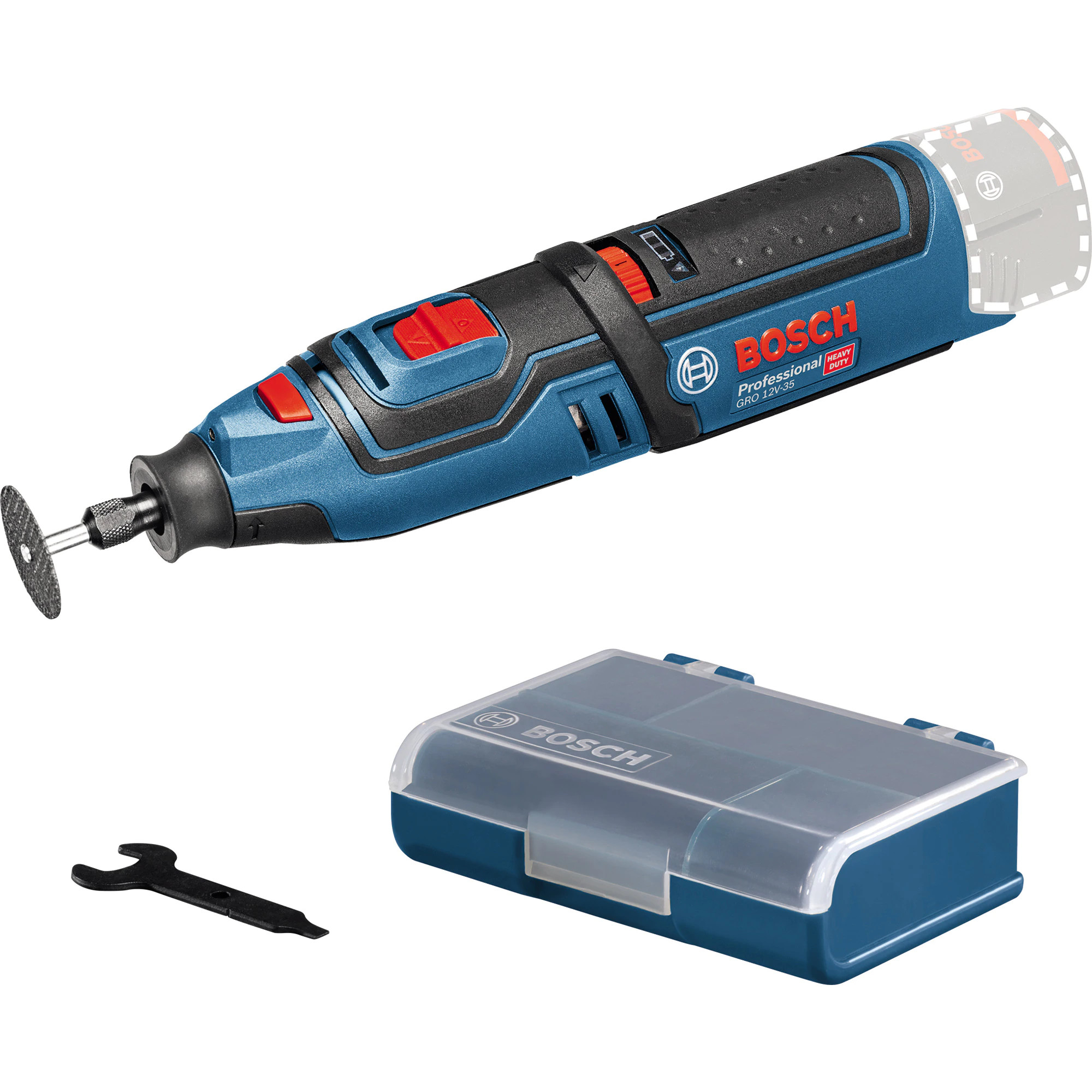 Bosch GRO 12V-35 (solo) Multifunctional rotativ Li-Ion, fara acumulator in set