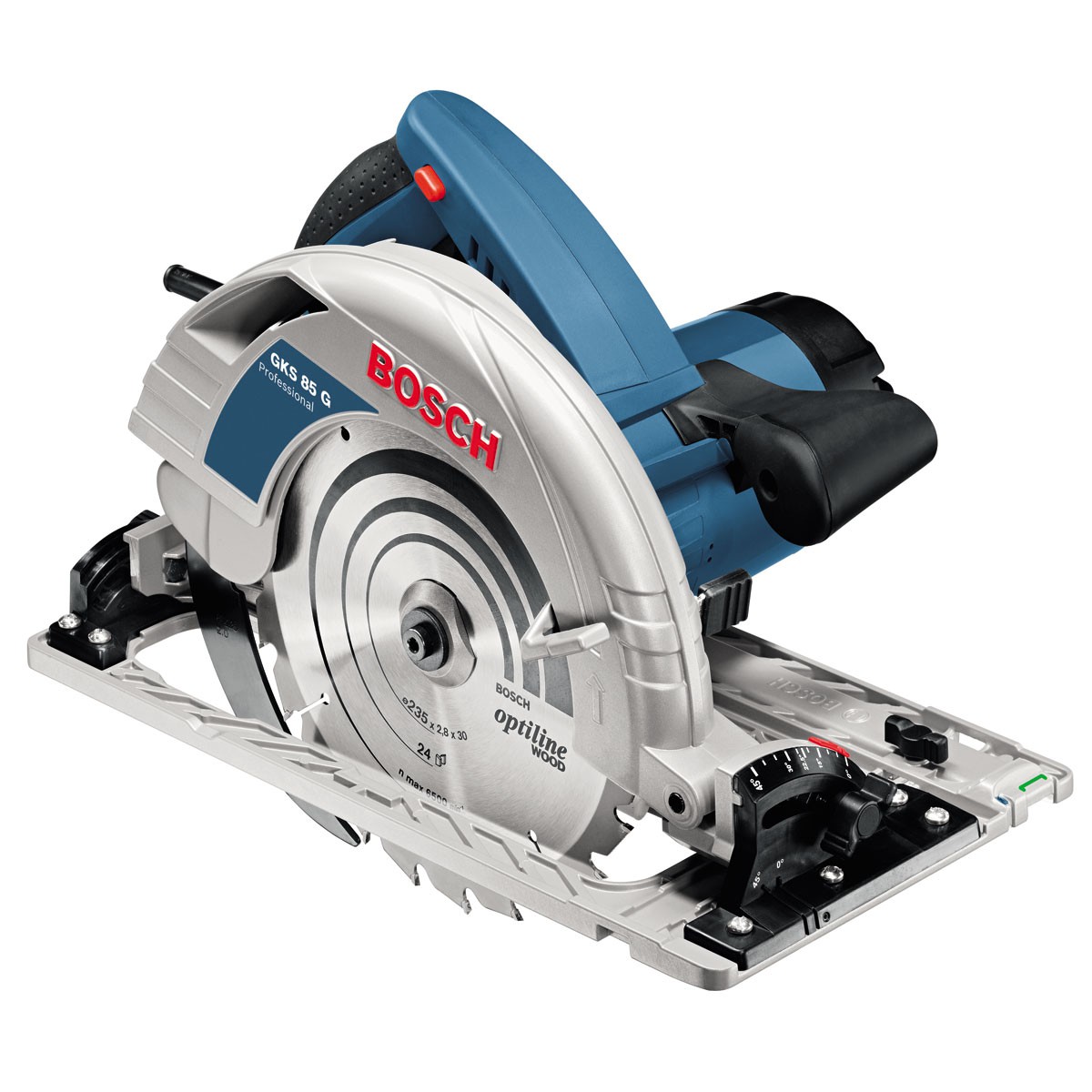 Bosch GKS 85 G ferastrau circular de mana, 2200W, 235mm