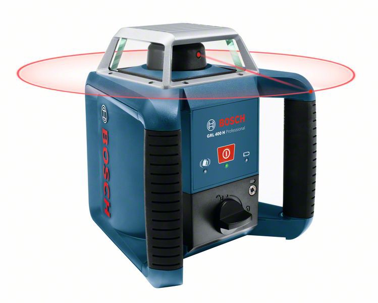 Bosch GRL 400 H Nivela laser rotativa, 20m, receptor 400m, precizie 0.08 mm/m