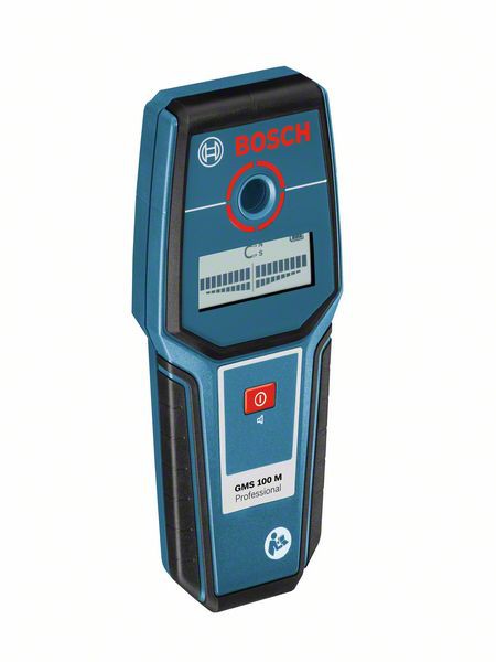 Bosch GMS 100 M Professional Detector de metale 100mm + 1 Baterie 9V (6LR61)
