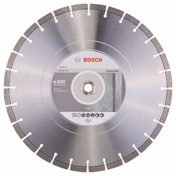 Bosch Disc diamantat Best pentru beton 400x20.00+25.40x3.2mm