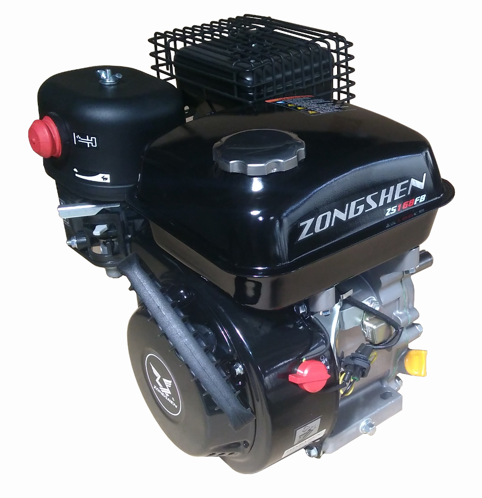 Zongshen ZS168FB - Motor benzina 6.5CP, 196cc, 1C 4T OHV, ax pana