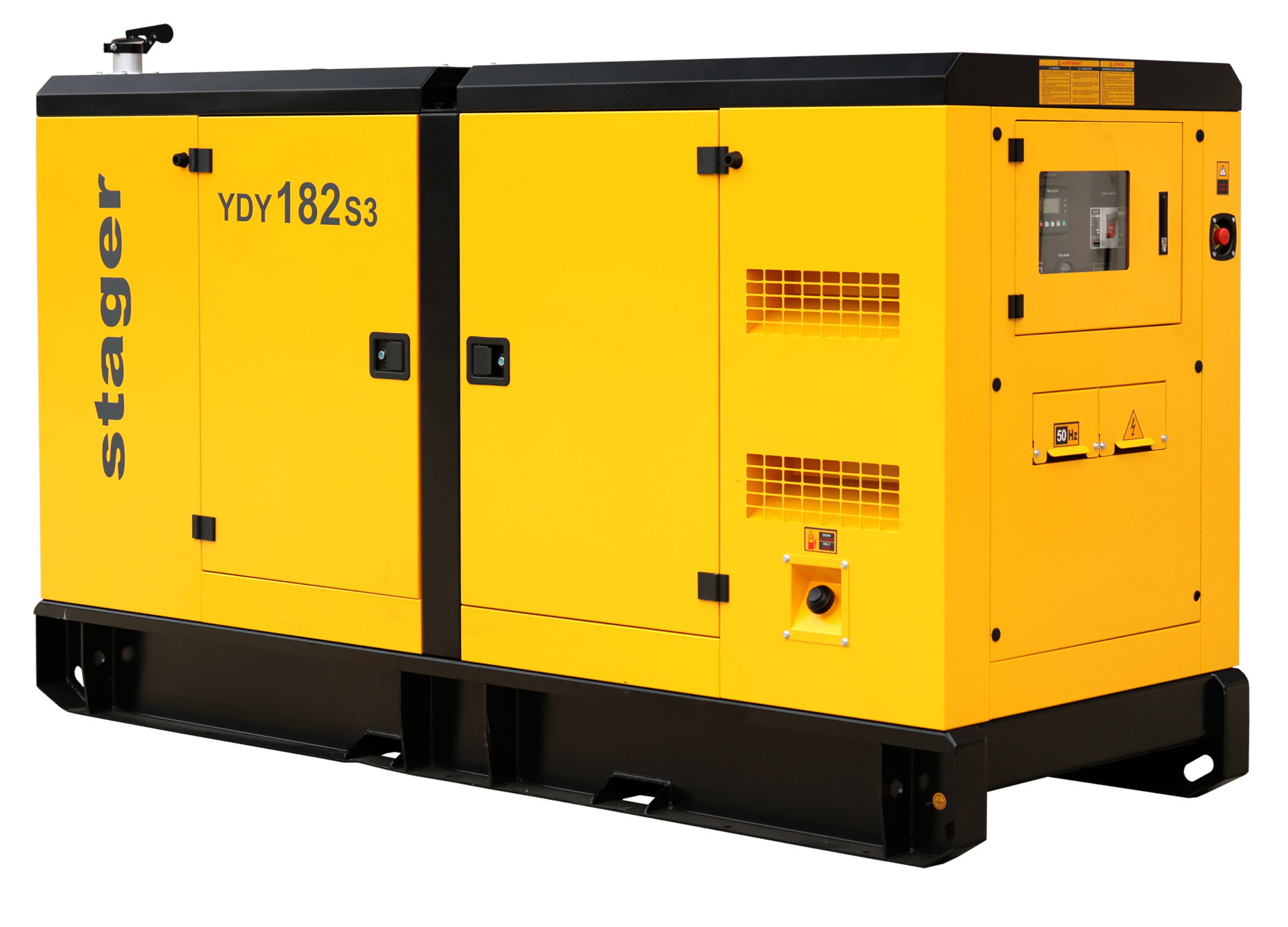 Stager YDY182S3 Generator insonorizat 182kVA, 238A, 1500rpm, trifazat, diesel