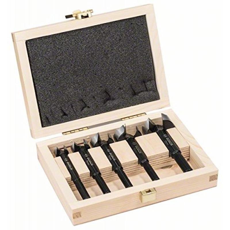 Bosch Set 5 burghie pentru lemn toothed-edge, D15-35mm