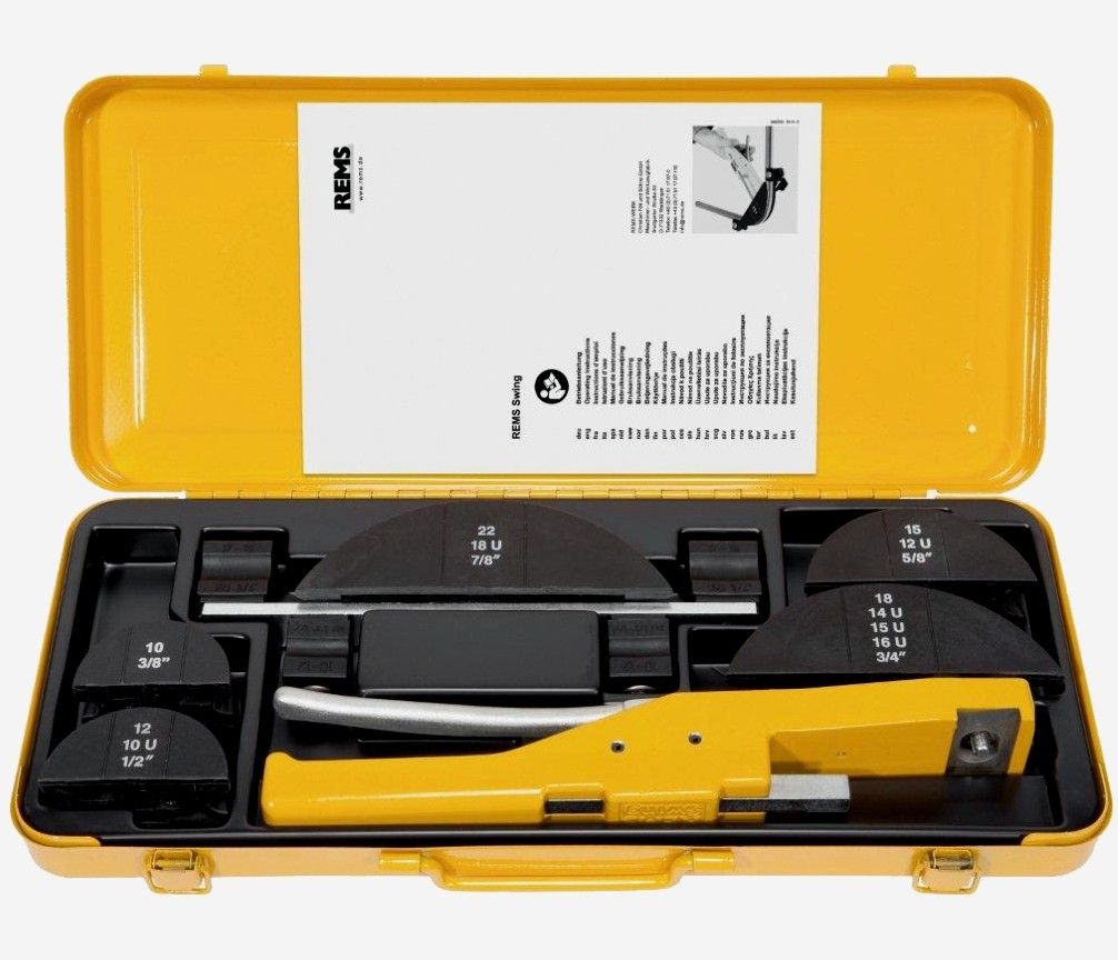 REMS Dispozitiv manual de indoit tevi cu clichet Swing Set 12-15-18-22 + 1/2-5/8-3/4-7/8" 153025