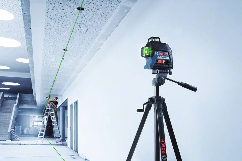 Bosch GLL 3-80 G Nivela laser cu linii verzi (30 m)