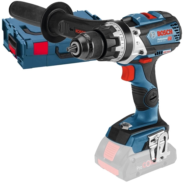 Bosch GSB 18V-110 C (solo) Masina de gaurit cu percutie brushless Li-Ion, 110Nm + L-Boxx, fara acumulator in set