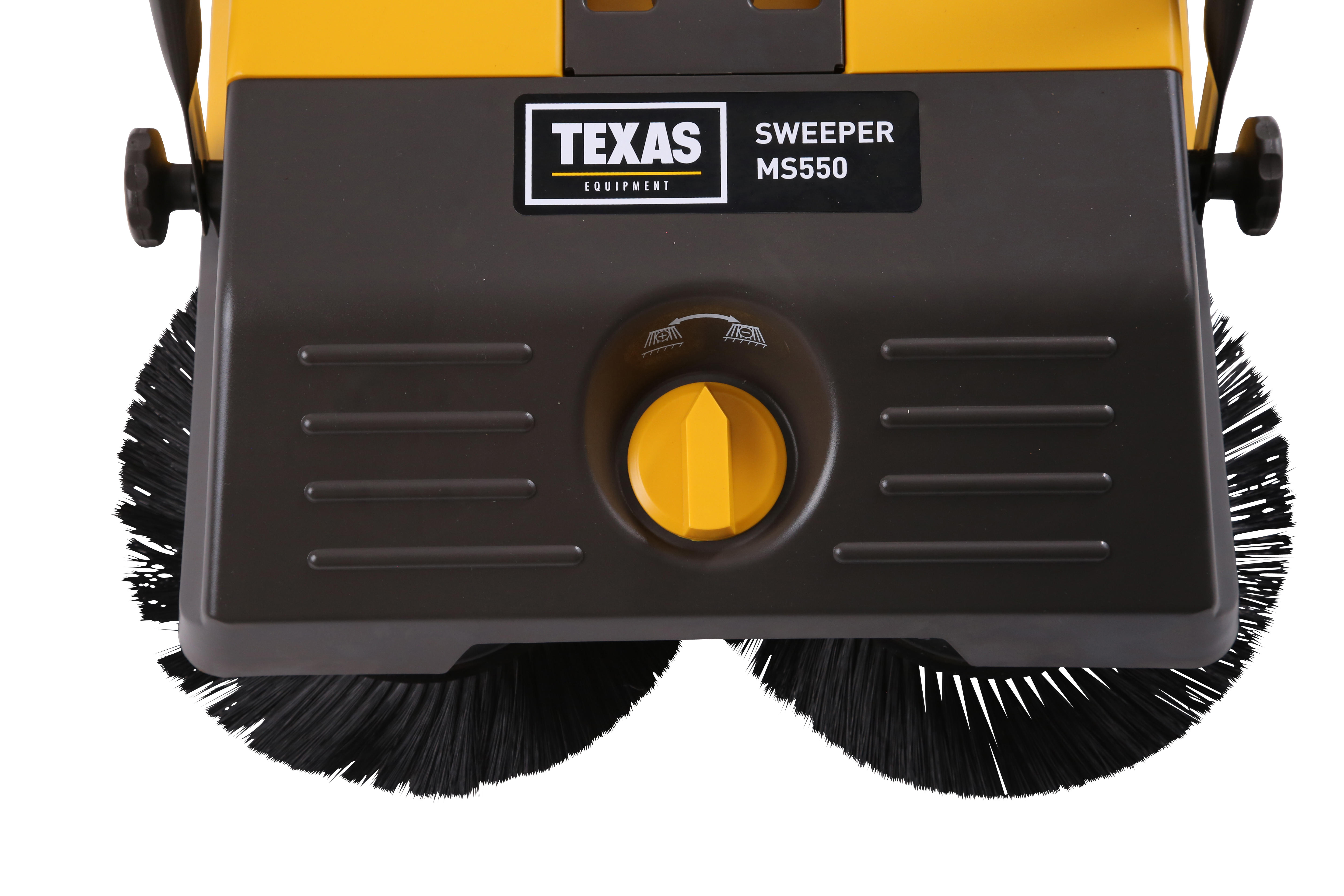 Texas Sweeper MS550 matura manuala 550mm, reglaj central fara trepte, sac colector 25 litri