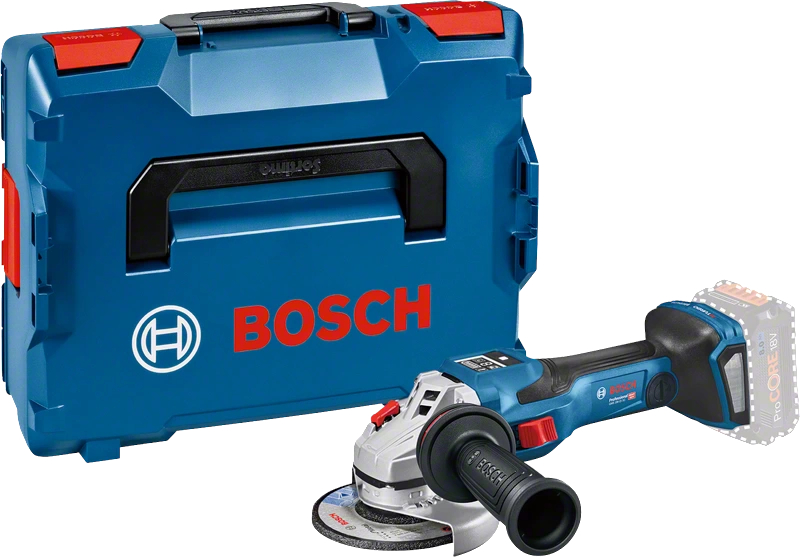 Bosch GWS 18V-15 SC (solo) Polizor unghiular cu regulator brushless Biturbo, Li-Ion, 18V, 125mm, fara acumulator in set + L-Boxx