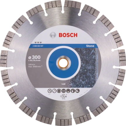 Bosch Disc diamantat granit/piatra 300x20/25.4 Best