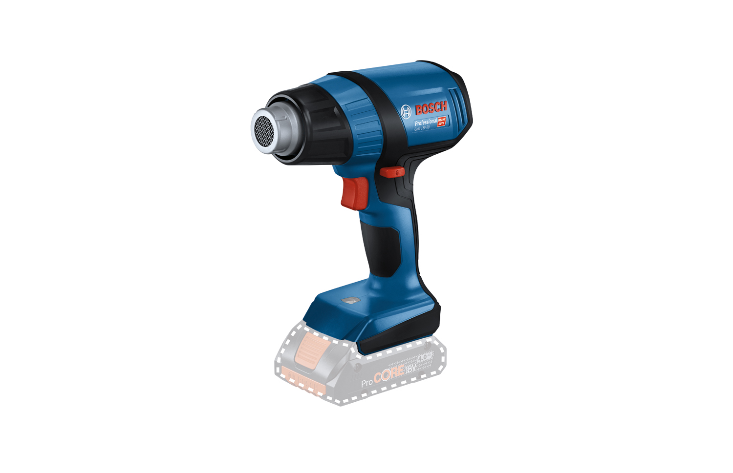 Bosch GHG 18V-50 (Solo) Suflanta cu aer cald, 18 V, 175 l/min, 500°C