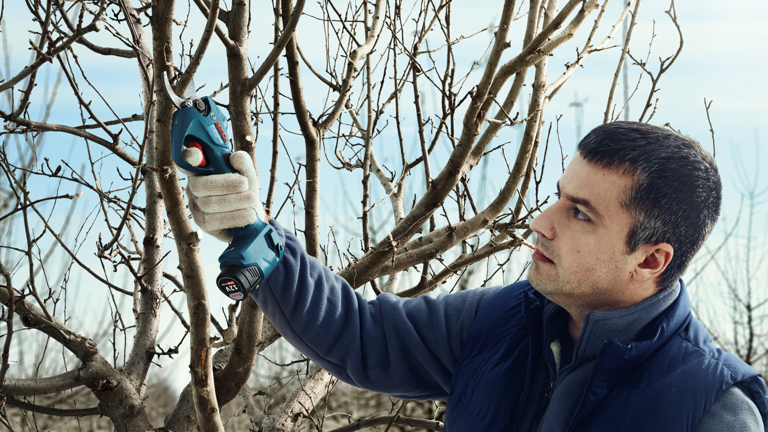 Bosch Pro Pruner Foarfeca Li-Ion, 12V cu 2 acumulatori 3Ah