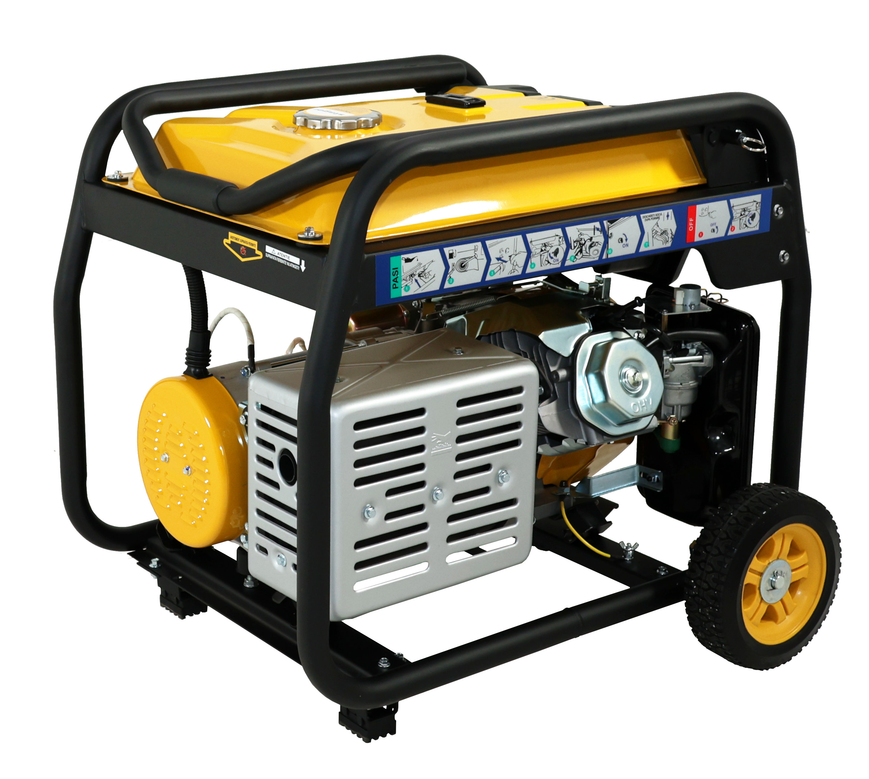 Stager FD 6500ER Automatic Generator open-frame 5.5kW, monofazat, benzina, pornire electrica