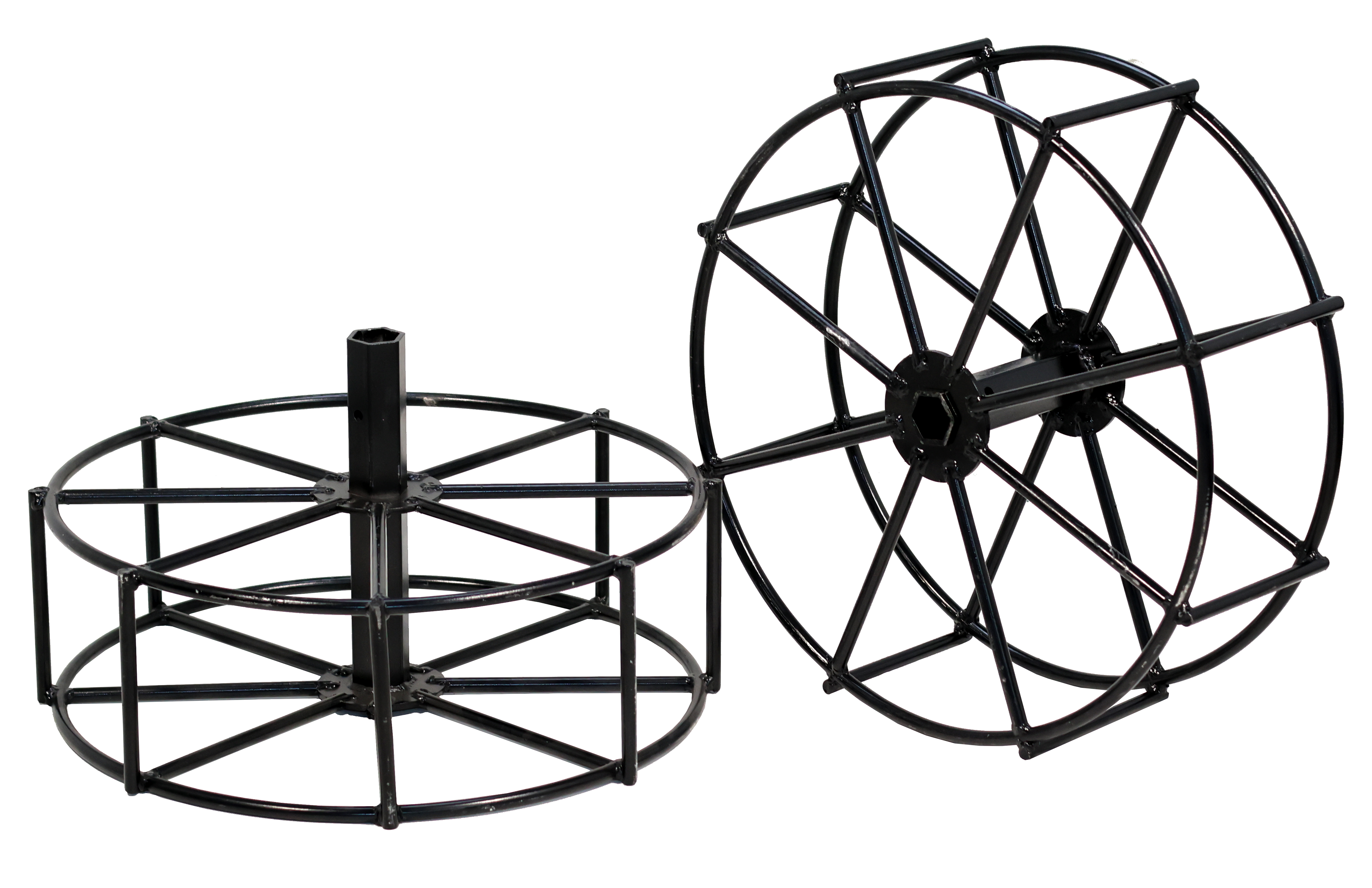 ProGARDEN Set roti metalice 500x170, manicot cu flanse, hex 32mm pentru motocultor Campo