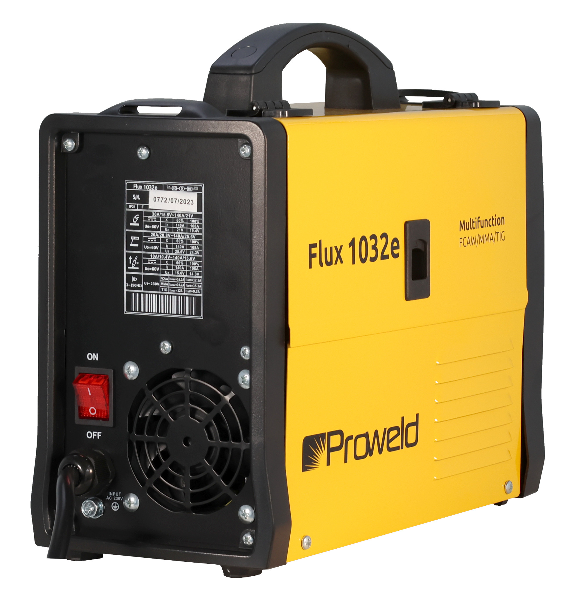 ProWELD Flux1032e Multifunction - Invertor sudare FCAW, MMA si TIG