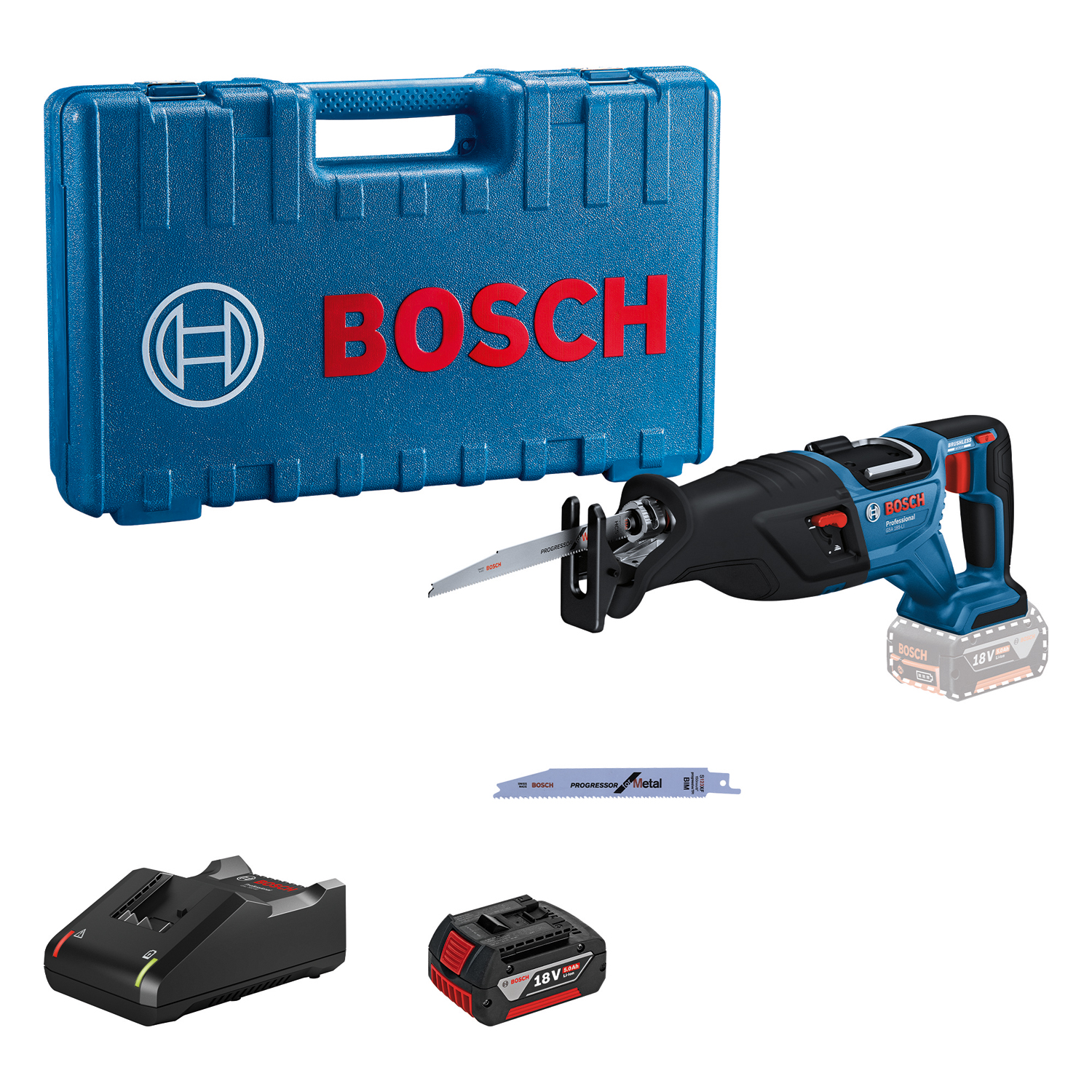 Bosch GSA 185-LI Ferastrau sabie, 1acumulator, 5AH, 28x230mm